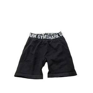 Gymshark Black Elastic Waist Seamless Flex Cycling Short Size small